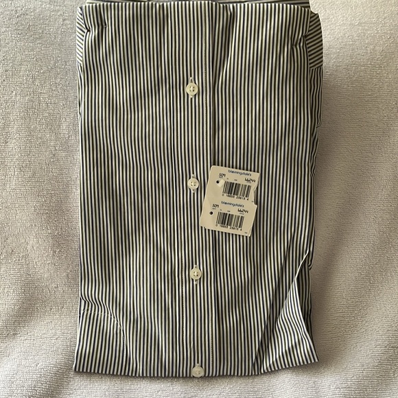 Peterborough Row All Cotton long sleeve Men’s dress shirt - Picture 3 of 7
